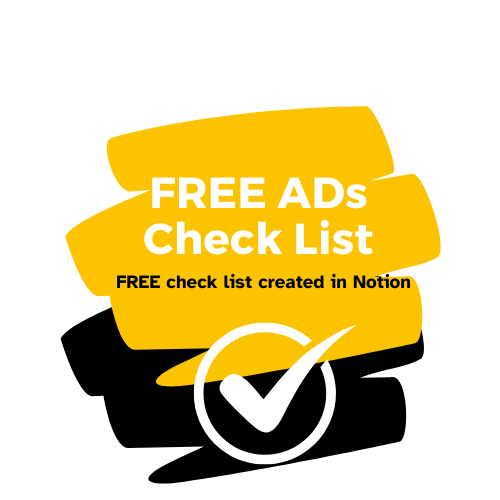 ADs Checklist ( Notion Template)